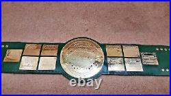 BIG GREEN Wrestling Championship Title Belt Adult 2mm Brass