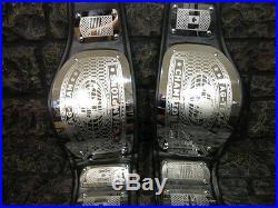 BLOWOUT SALE! Tag Team Championship Belts King Model Metal Plates 2 Belts