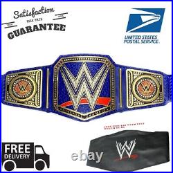 BLUE WWE Universal Championship Title Belt Wrestling Belt Adult Size Replica 2MM