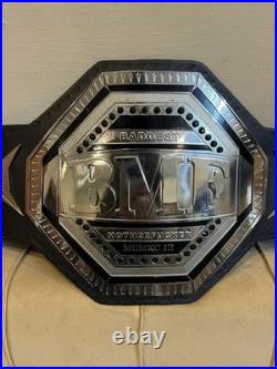 BMF Champion Title belt 2mm brass plates Adult Size