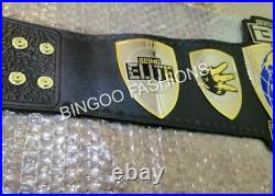 BTE World Championship Leather Belt 2MM Brass Metal Plates Adult size