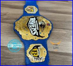 Baltimore Ravens NFL Championship Wrestling Belt 2mm Brass Adult Size