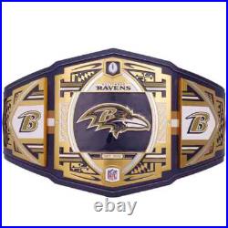 Baltimore Ravens Title Belt Championship Adult Belt Replica 2mm Baltimore Ravens Title Belt Championship Adult Belt Replica 2mm