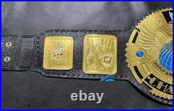 Big Eagle Attitude Era Championship Replica Tittle Belt ADULT Size Brass 6MM NEW
