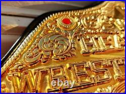 Big Gold Heavyweight Championship Title Replica Belt 4mm Zinc 24K Gold