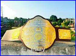 Big Gold Heavyweight Championship Wrestling Belt Dual Plated 2mm Brass