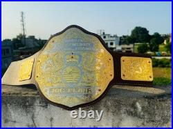 Big Gold Heavyweight Championship Wrestling Belt Dual Plated 2mm Brass
