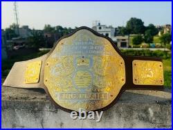 Big Gold Heavyweight Championship Wrestling Belt Dual Plated 2mm Brass