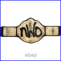Big Gold New World Order Wrestling Championship Replica Belt Adult Size 2mm