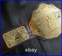 Big Gold World Heavyweight Championship Belt (RIC FLAIR) 4MM Brass WCW Title