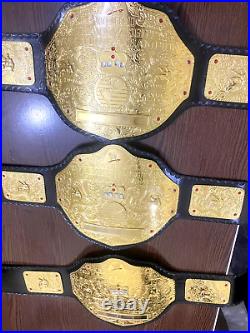 Big Gold World Heavyweight Championship Belt Replica 2mm brass & Premium Leather