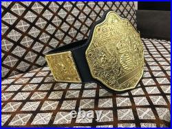 Big Gold World Heavyweight Championship Replica Belt, Premium Leather