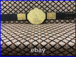 Big Gold World Heavyweight Championship Replica Belt, Premium Leather