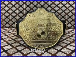 Big Gold World Heavyweight Championship Replica Belt, Premium Leather