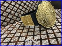 Big Gold World Heavyweight Championship Replica Belt, Premium Leather