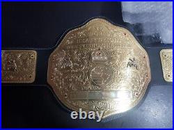 Big Gold World Heavyweight Championship Wrestling Belt Replica 2mm Brass Adult