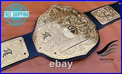 Big Gold World Heavyweight Championship Wrestling Belt Replica 2mm Brass Adult