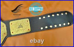 Big Gold World Heavyweight Championship Wrestling Belt Replica 2mm Brass Adult