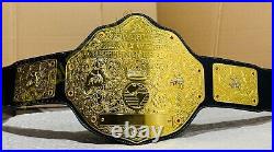Big Gold World Heavyweight Championship Wrestling Title Replica Belt 2mm Brass