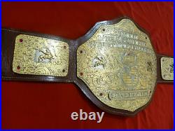 Big Gold World Heavyweight Wrestling Championship Belt 24k Gold With Ric Flair