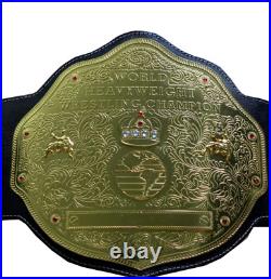 Big Gold World Heavyweight Wrestling Championship Replica Adult Size Belt