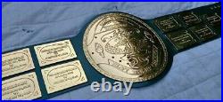 Big Green Replica Championship Belt, 4mm Zinc Plates, 24k Gold. (Adult Size)