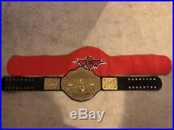 Big gold WCW world heavyweight championship title replica adult belt n bag