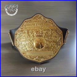 Big gold world heavyweight wrestling championship belt 4mm brass replica