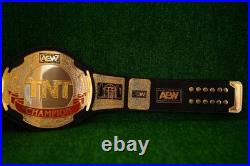Black TNT Wrestling Championship Replica Title Belt Adult Size