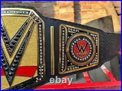 Black Wrestling Undisputed Championship Title Belt Gold Color Adult Replica WWE