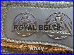 Blackcraft Heavyweight Wrestling Championship Title Belt Adult Size