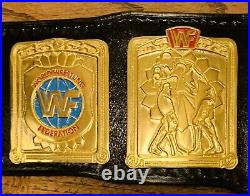 Block Logo Wwf European Championship Replica Wrestling Belt