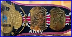 Bret Hart Signature championship Compatible Wrestling Replica Belt adult Size
