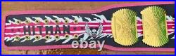 Bret Hart Signature championship Compatible Wrestling Replica Belt adult Size