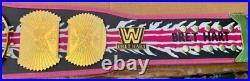 Bret Hart Signature championship Compatible Wrestling Replica Belt adult Size