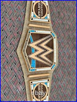 Bryan Danielson World Heavyweight Championship Replica Title Made Of Wood