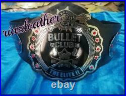 Bullet Club World Wrestling Championship Belt Brass Metal Plated Adult Size Repl