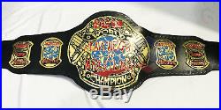 CHAMPS ECW Wrestling Championship Belt Heavy Metal Brass Plates