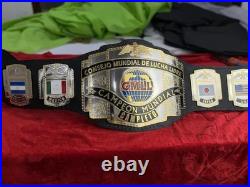 CMLL World Heavyweight Championship Replica Title Belt 4MM Brass Adult Size
