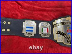 CMLL World Heavyweight Championship Replica Title Belt 4MM Brass Adult Size