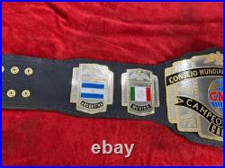 CMLL World Heavyweight Championship Replica Title Belt 4MM Brass Adult Size