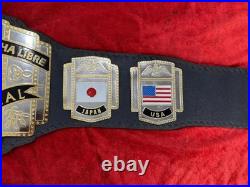 CMLL World Heavyweight Championship Replica Title Belt 4MM Brass Adult Size