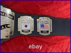 CMLL World Heavyweight Championship Replica Title Belt 4MM Brass Adult Size