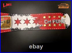 CM Punk World Heavyweight Spinner Championship Belt Wrestling 4mm Brass
