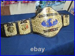 Classic Shields WCW World Television Championship Wrestling Belt HD WWF WWE TV