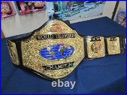 Classic Shields WCW World Television Championship Wrestling Belt HD WWF WWE TV