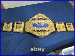 Classic Shields WCW World Television Championship Wrestling Belt HD WWF WWE TV