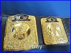 Classic Shields WCW World Television Championship Wrestling Belt HD WWF WWE TV