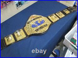 Classic Shields WCW World Television Championship Wrestling Belt HD WWF WWE TV