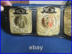 Classic Shields WCW World Television Championship Wrestling Belt HD WWF WWE TV